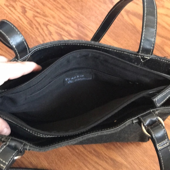 Used Frankie & Johnnie grey wool bag - Picture 3 of 5